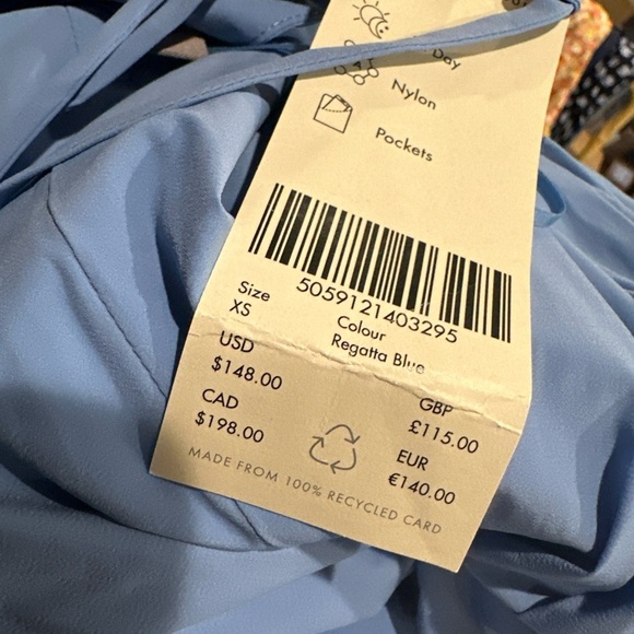 NWT $148 Sweaty Betty Karma Jumpsuit Size XS Blue - Picture 4 of 4